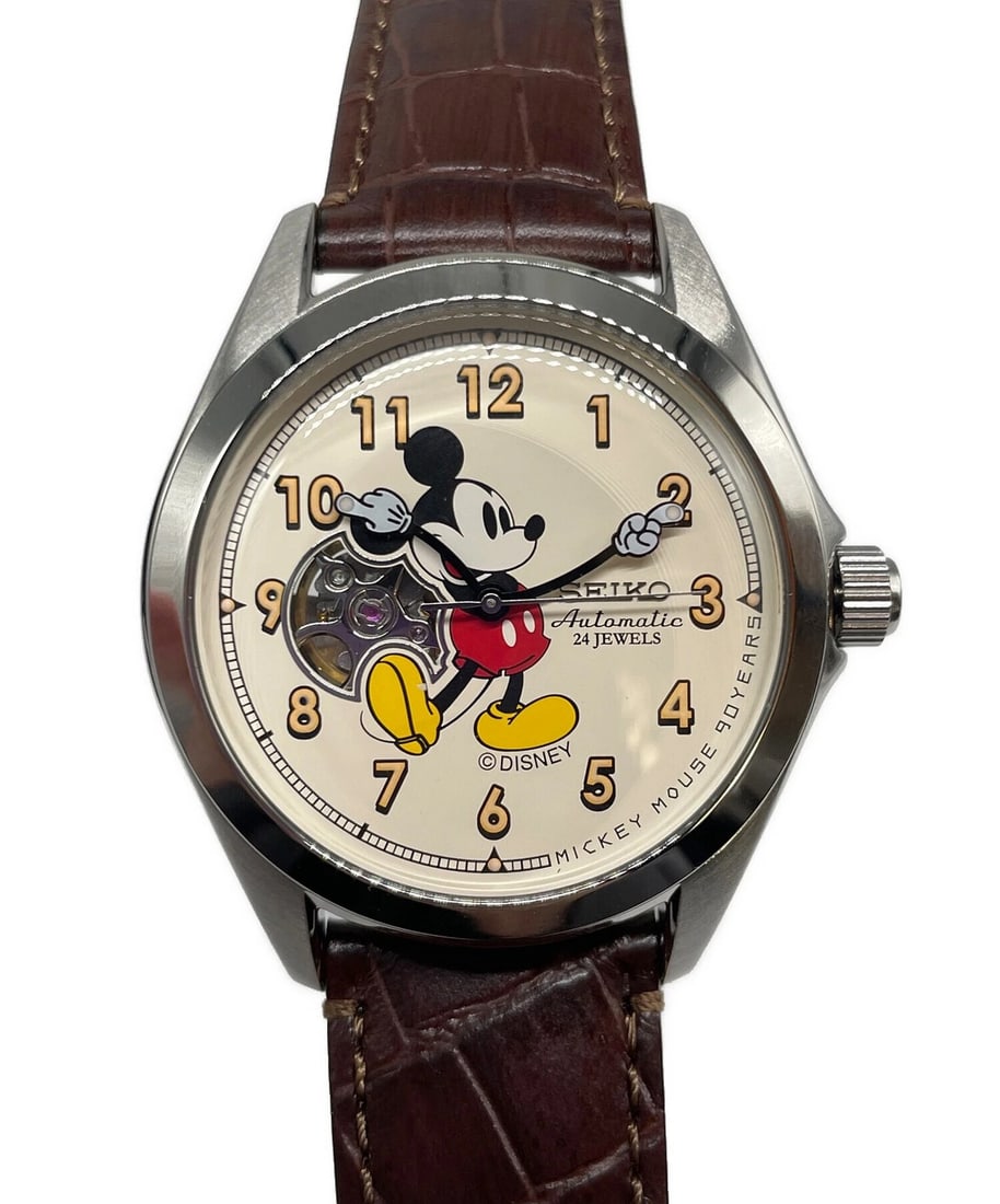 SEIKO WATCH: SEIKO Watch Brand: SEIKO× Disney RESORT Type: Wrist watch Material: none Color: Dial Color Beige Size: [ Minimum Wrist Size] 12.0cm [ Max Wrist Size ] 17.9cm Accessories: None Accessories
