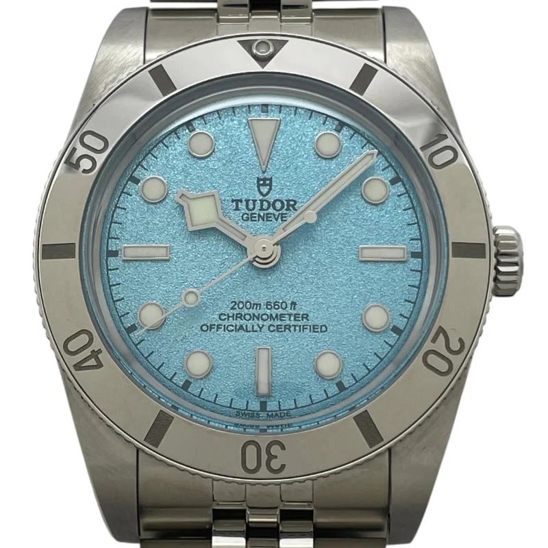 TUDOR BLACK BLUE: Tudor Black Blue Brand: TUDOR Type: Wrist watch Material: SS Color: Dial Color Blue Size: [ Case size ] 37mm / Case shape: Round face / Case thickness: 11.2mm [ Arm circumference size ] 20.5cm