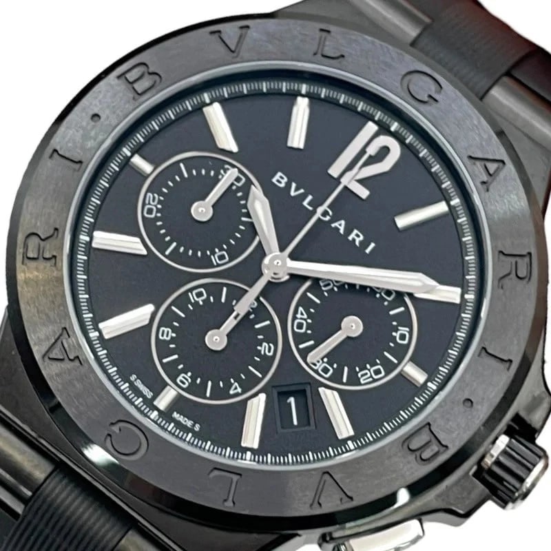 BVLGARI DIAGONO CHRONOGRAPH SS CERAMIC (1 of 4)