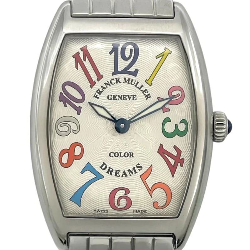 FRANCK SILVER WATCH: Franck Silver WATCH Brand: FRANCK MULLER Type: Wrist watch Material: SS Color: Dial Color Silver Size: [ Case size ] 25mm / Case shape: Tonneau face / Case thickness: 7mm [ Arm circumference size