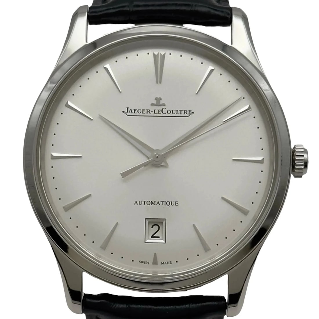 JAEGER LECOULTRE SILVER: Jaeger LeCoultre Silver Brand: JAEGER-LE COULTRE Type: Wrist watch Material: Stainless steel Color: Dial Color Silver Size: [ Case size ] 39mm / Case thickness: 7.8mm Accessories: None