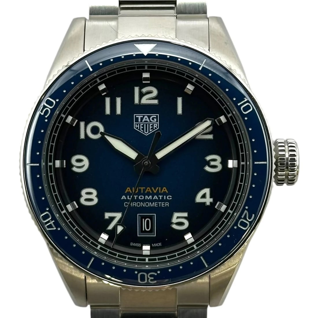 TAG HEUER CHRONOMETER BLUE STEEL: TAG Heuer Chronometer Blue Steel Brand: TAG HEUER Type: Wrist watch Material: Stainless steel Color: Dial Color Blue Size: [ Case size ] 42mm / Case thickness: 13.4mm [ Arm circumference size