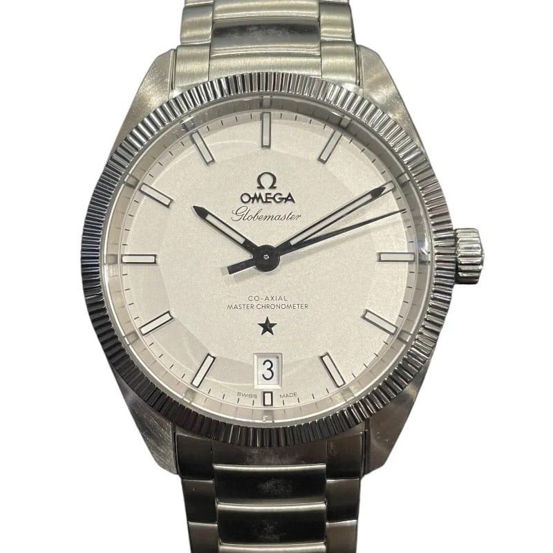 OMEGA CONSTELLATION WHITE SS: Omega Constellation White SS Brand: OMEGA Type: Wrist watch Material: ss Color: Dial Color White Size: [ Case size ] 39mm / Case shape: Round face [ Arm circumference size ] 17cm Accessories: