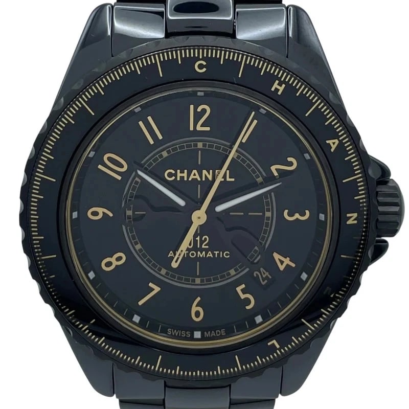 CHANEL J12 BLACK CERAMIC WATCH (1 of 5)