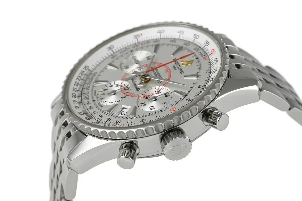 BREITLING SILVER WATCH - 2