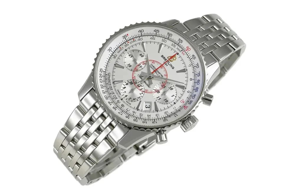 BREITLING SILVER WATCH - 4