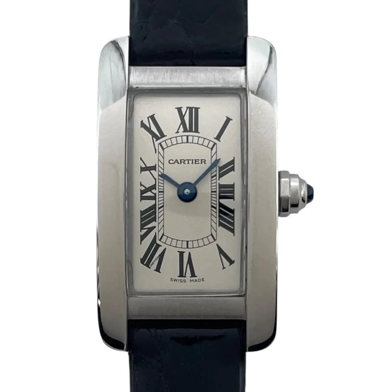 CARTIER TANK SILVER WATCH: Cartier Tank Silver WATCH Brand: Cartier Type: Wrist watch Material: SS Color: Dial Color Silver Size: [ Case size ] / Case shape: Rectangular face / Case width: 15.2mm / Case height: 27mm / Case
