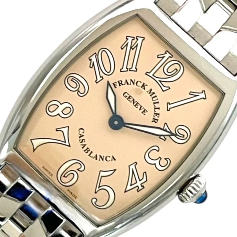FRANCK MULLER CASABLANCA WATCH: Franck Muller Casablanca WATCH Brand: FRANCK MULLER Type: Wrist watch Material: SS Color: Dial Color Silver Size: [ Case size ] 25mm / Case shape: Tonneau face / Case width: 25mm / Case height: 35
