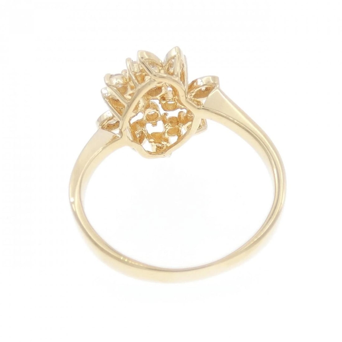 K18YG DIAMOND RING - 3