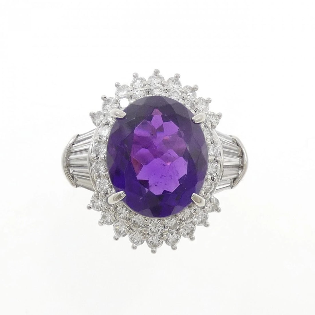 PT900 AMETHYST RING - 2