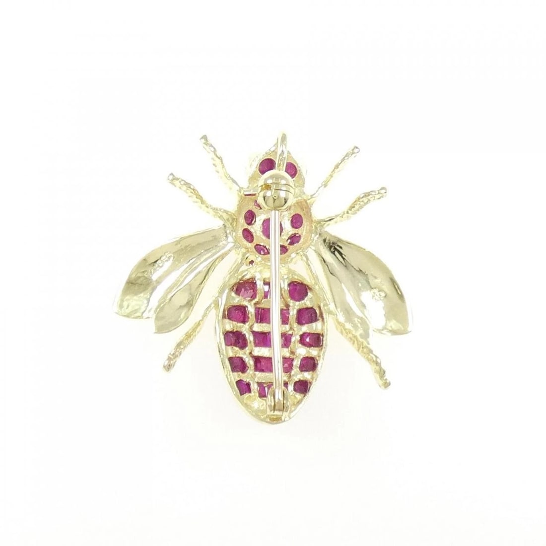 585YG RUBY BROOCH - 3