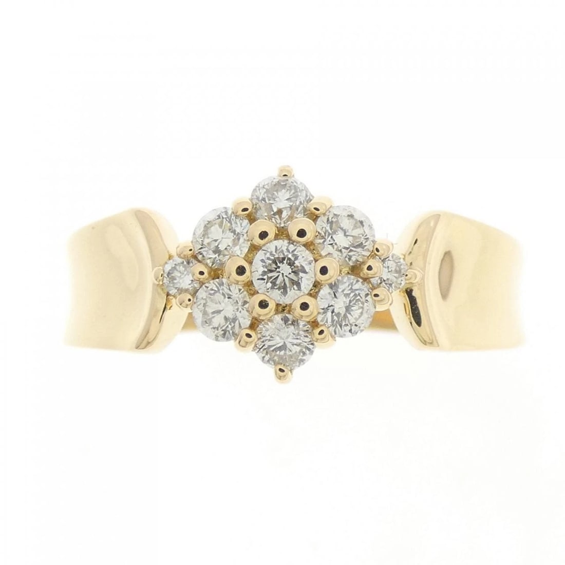 K18YG DIAMOND RING - 2