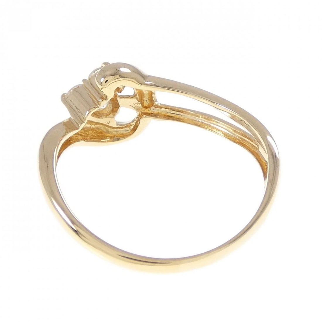 K18YG DIAMOND RING - 3