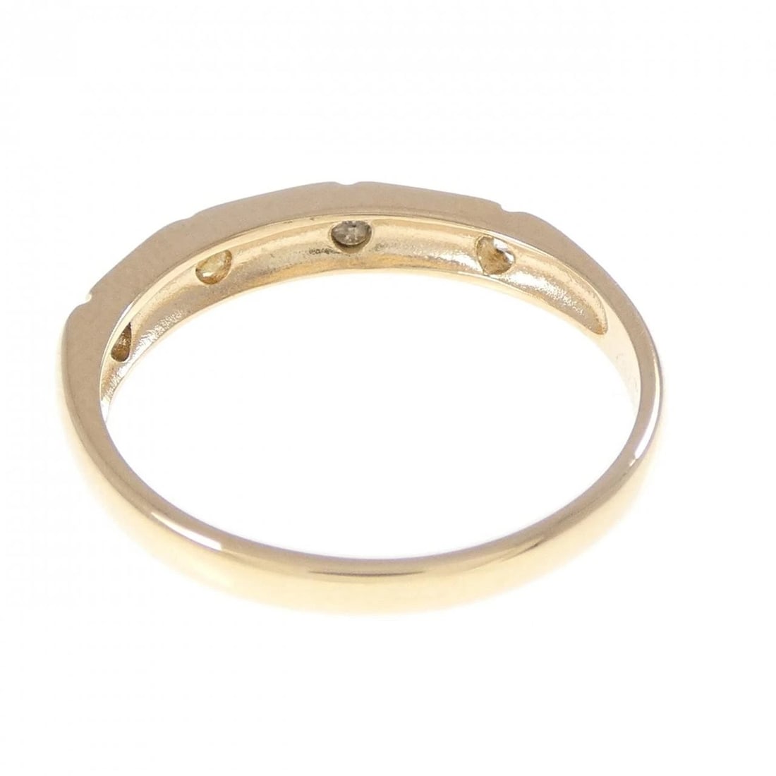 K18YG DIAMOND RING - 3