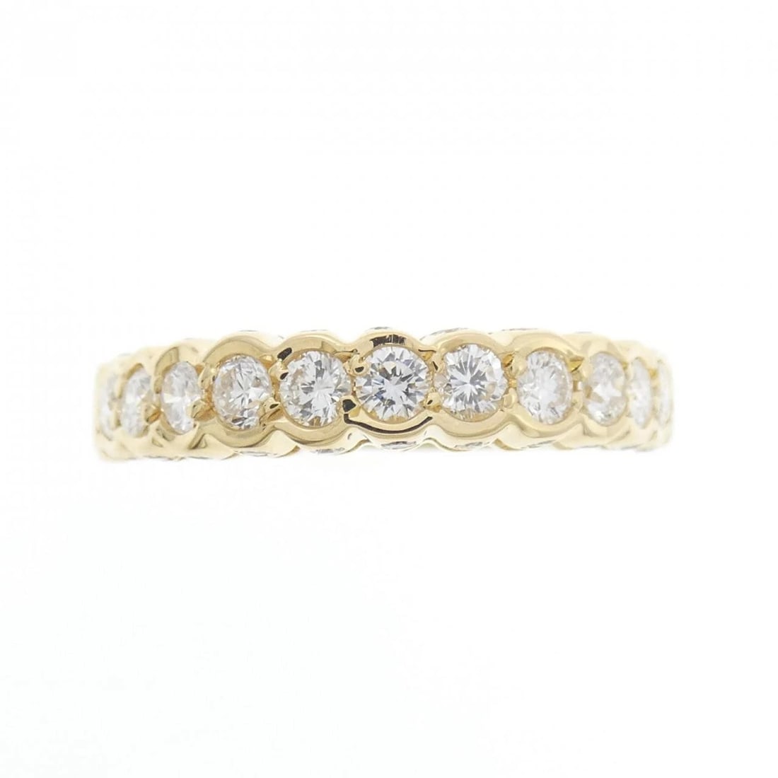 K18YG DIAMOND RING - 2