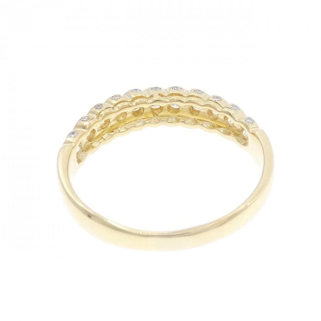 K18YG DIAMOND RING - 3