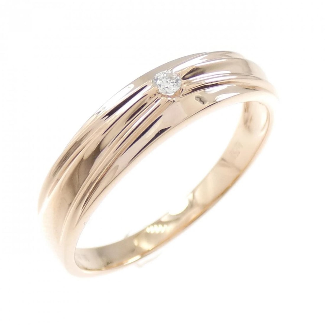 750PG DIAMOND RING: 750PG Diamond Ring Brand: Unbranded Type: Diamond ring Material: 750PG, Color: pink Size: US 10.5 Accessories: None Accessories Notice: When purchasing pre-owned goods, please refer to the