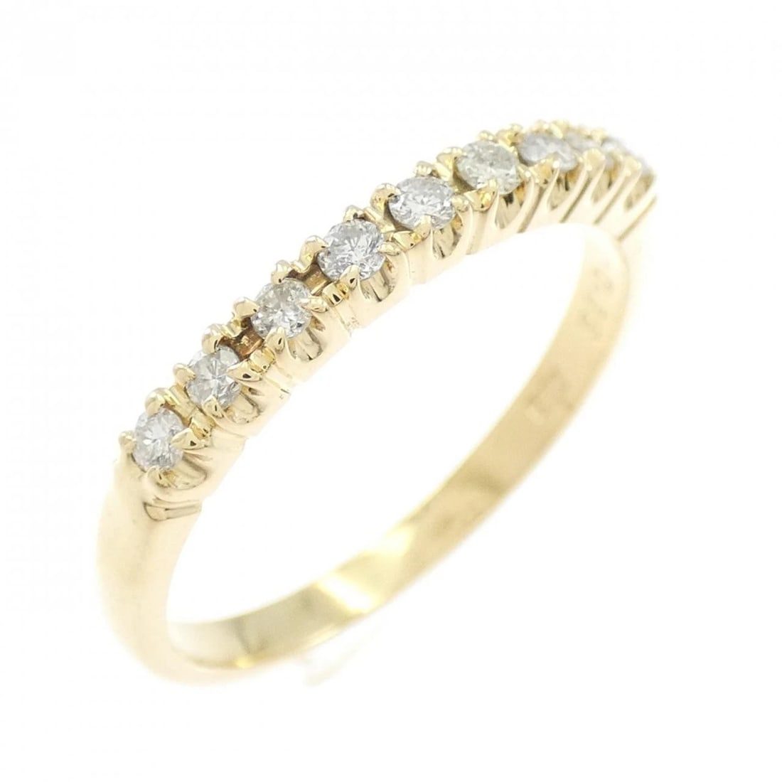 K18YG DIAMOND RING: K18YG Diamond Ring Brand: Unbranded Type: Diamond Ring Material: K18YG, Color: yellow Size: US 6 1/4 Accessories: None Accessories Notice: When purchasing pre-owned goods, please refer to the