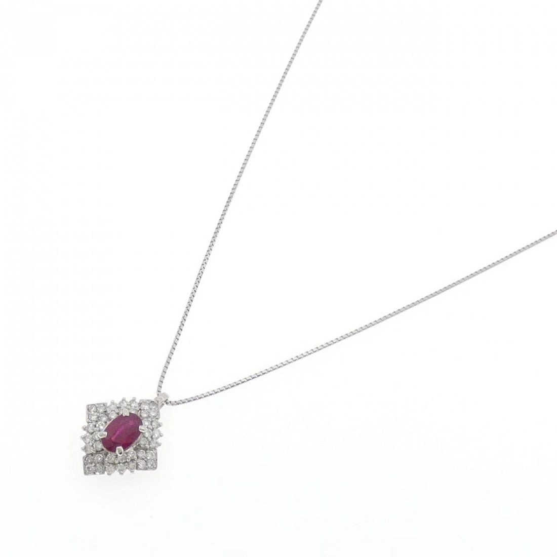 PT850 RUBY NECKLACE - 2