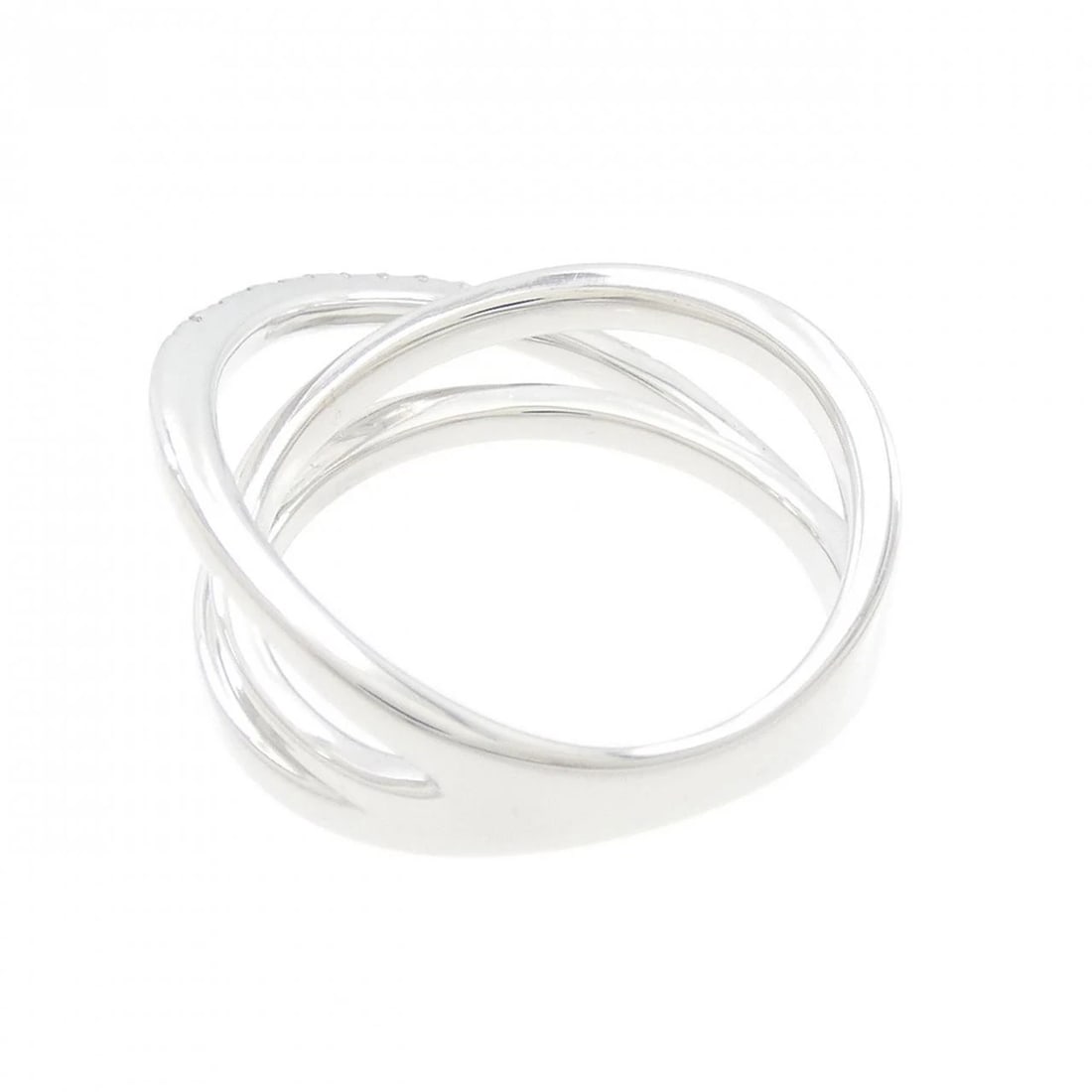 K18WG DIAMOND RING - 3