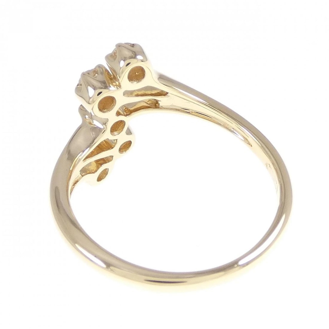 750YG DIAMOND RING - 3