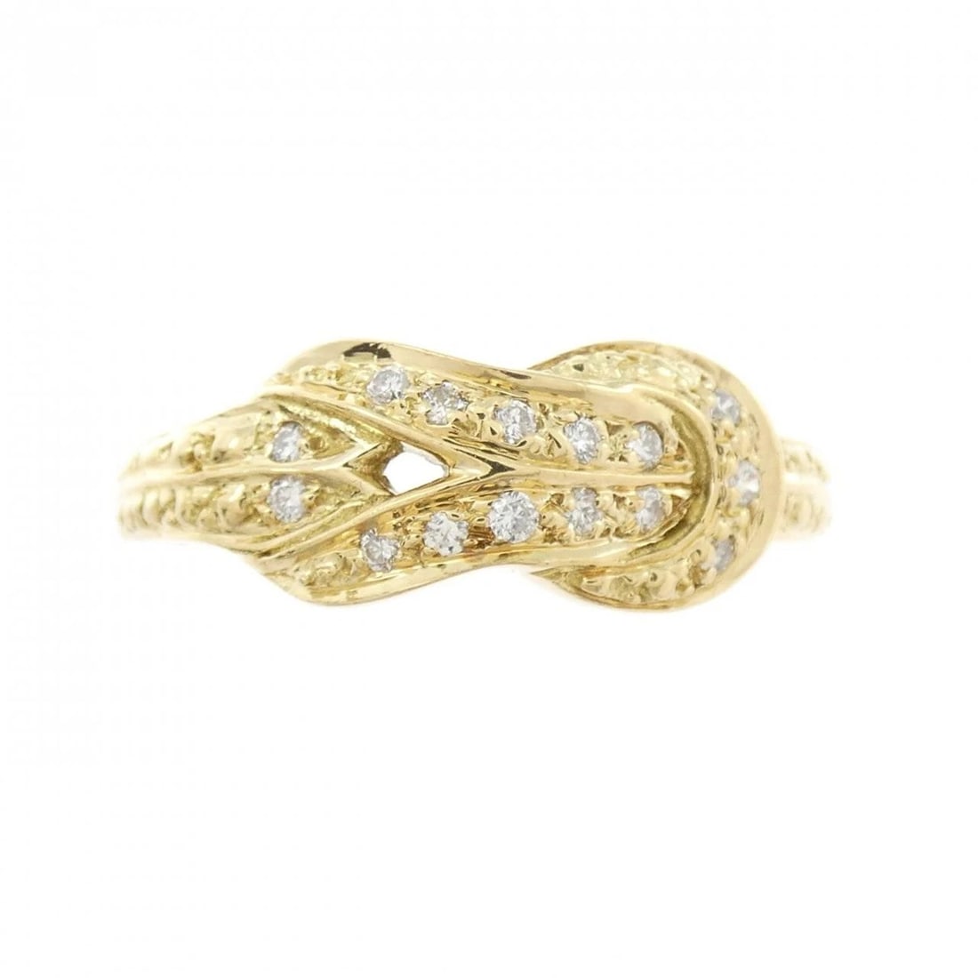 K18YG DIAMOND RING - 2