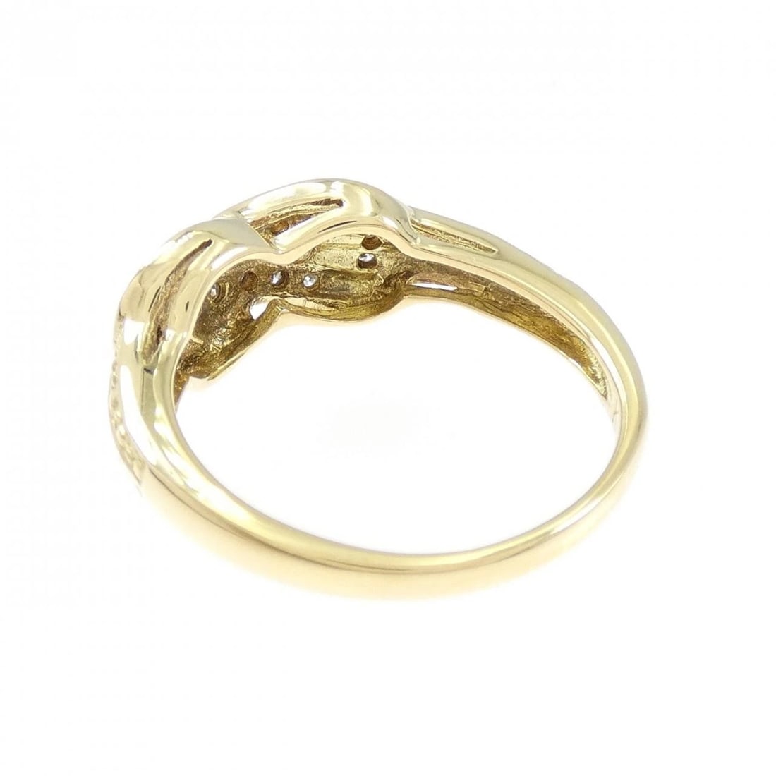 K18YG DIAMOND RING - 3