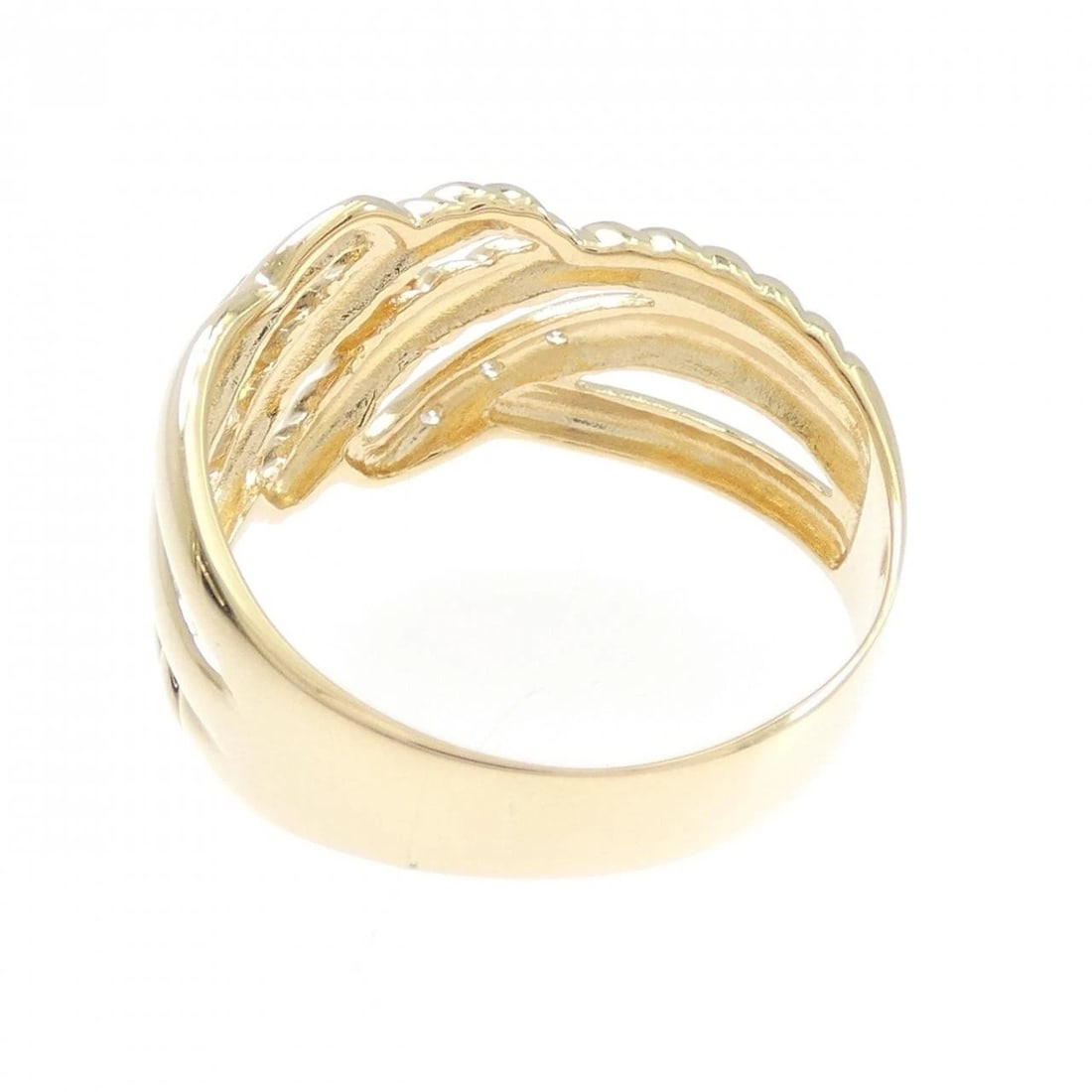 K18YG DIAMOND RING - 3