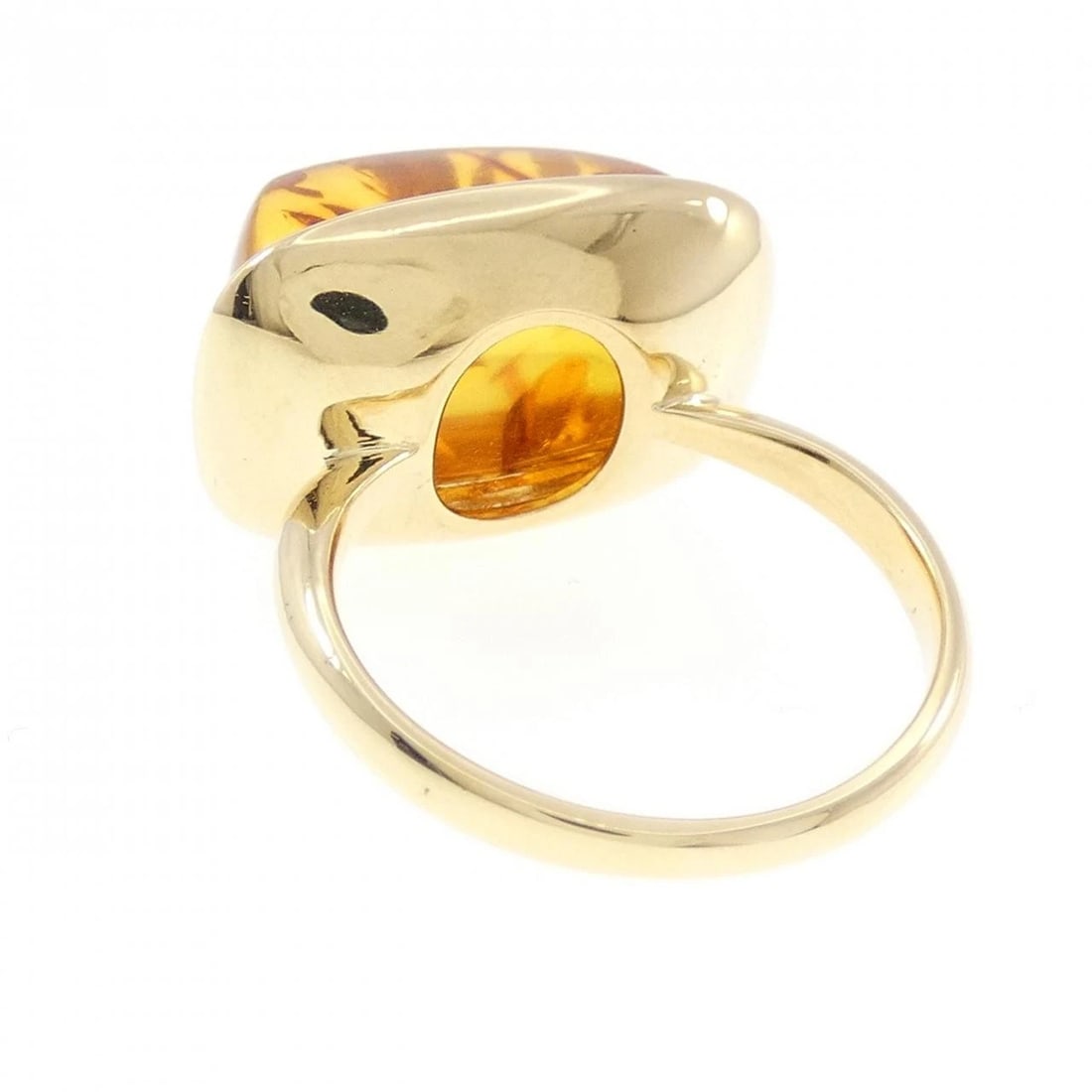 K18YG AMBER RING - 3