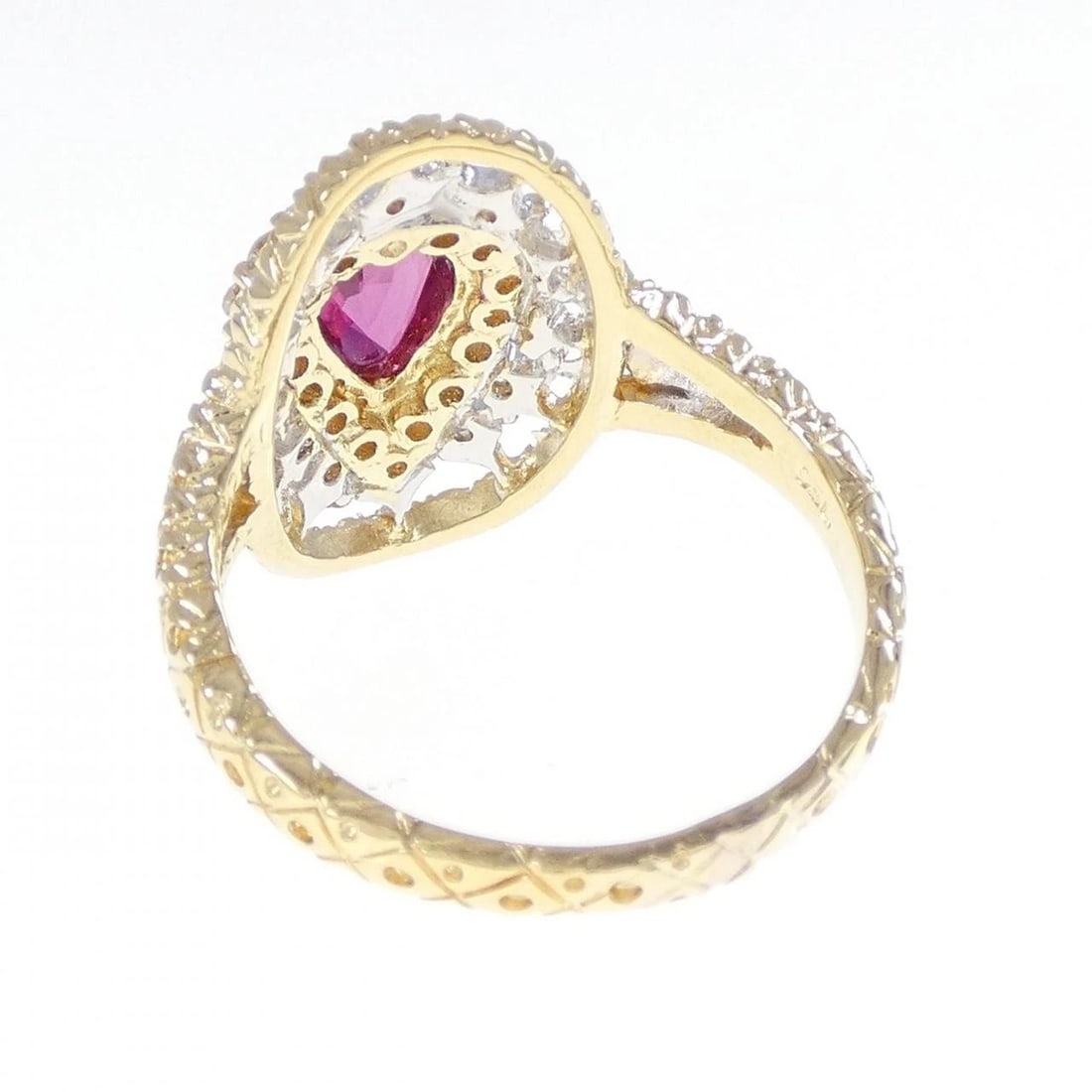 750YG/750WG RUBY RING - 3