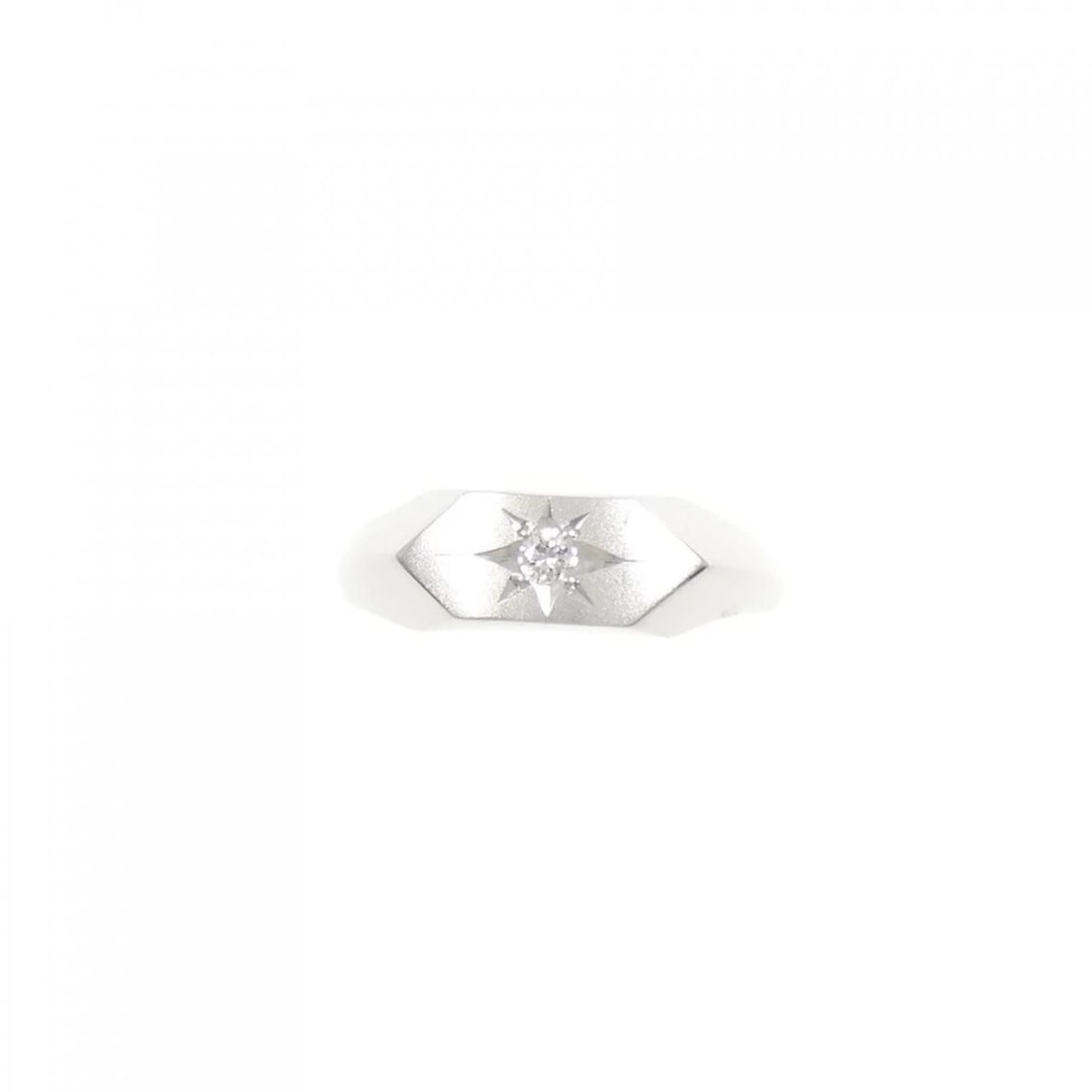 K14WG DIAMOND RING - 2