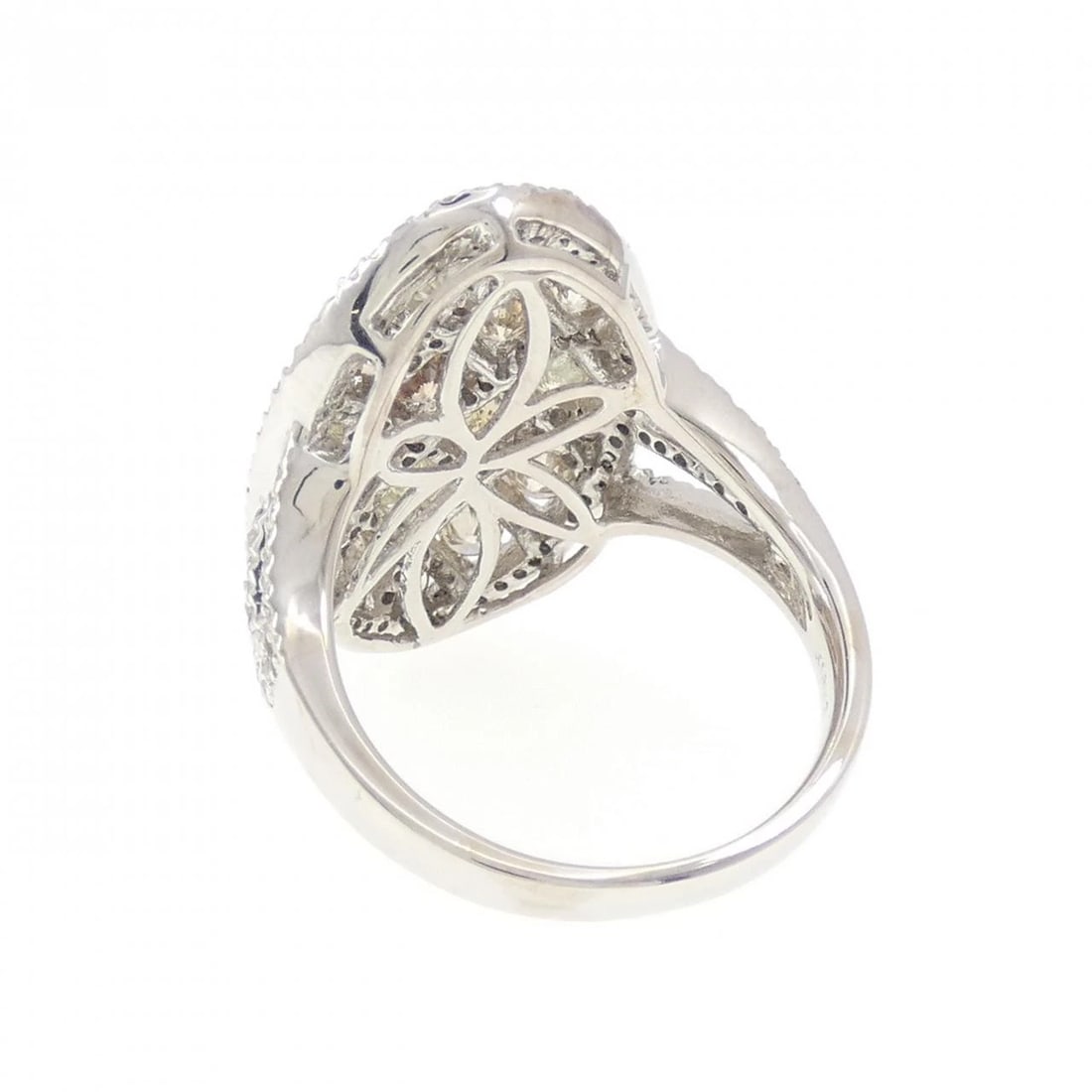 K18WG DIAMOND RING - 3