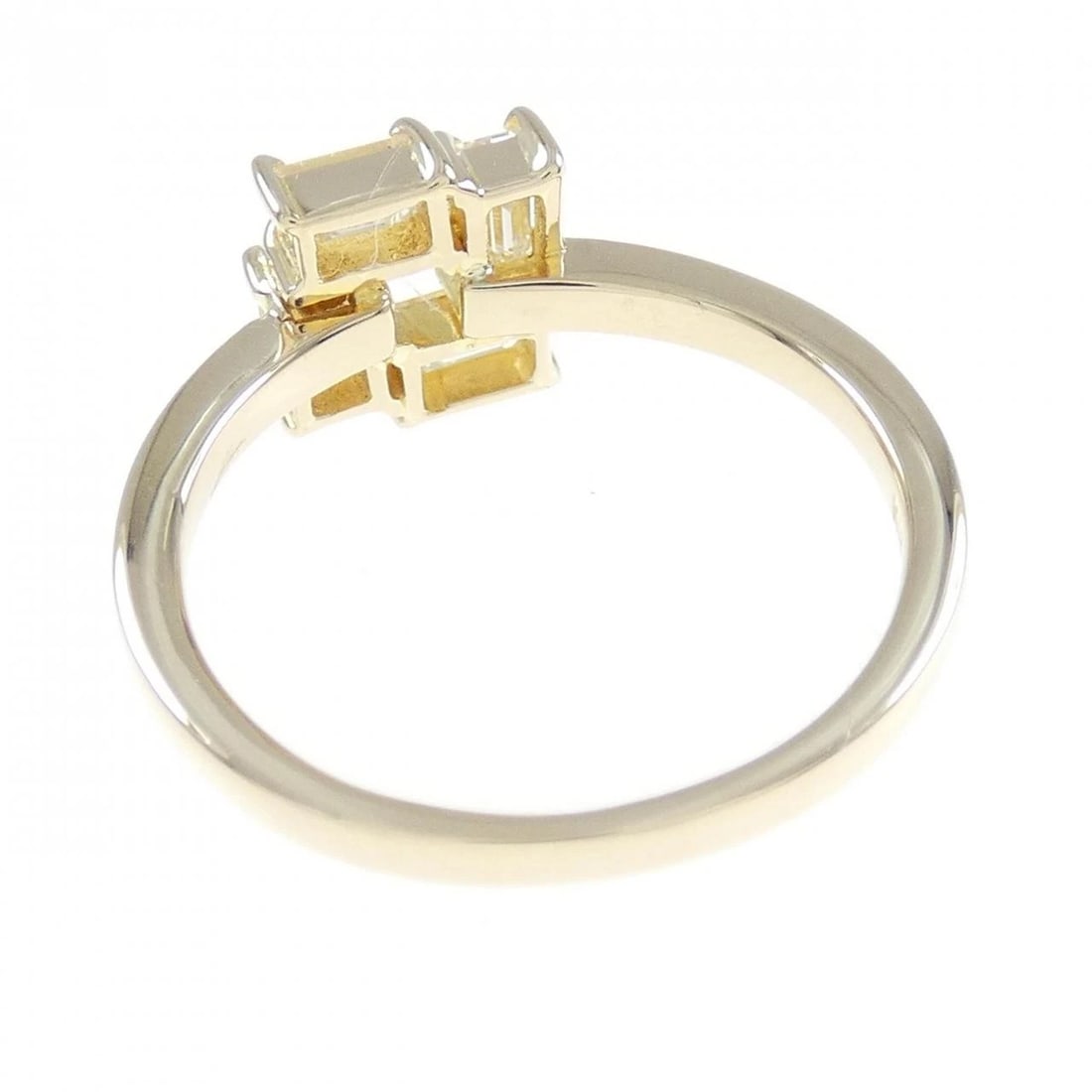 K18YG DIAMOND RING - 3