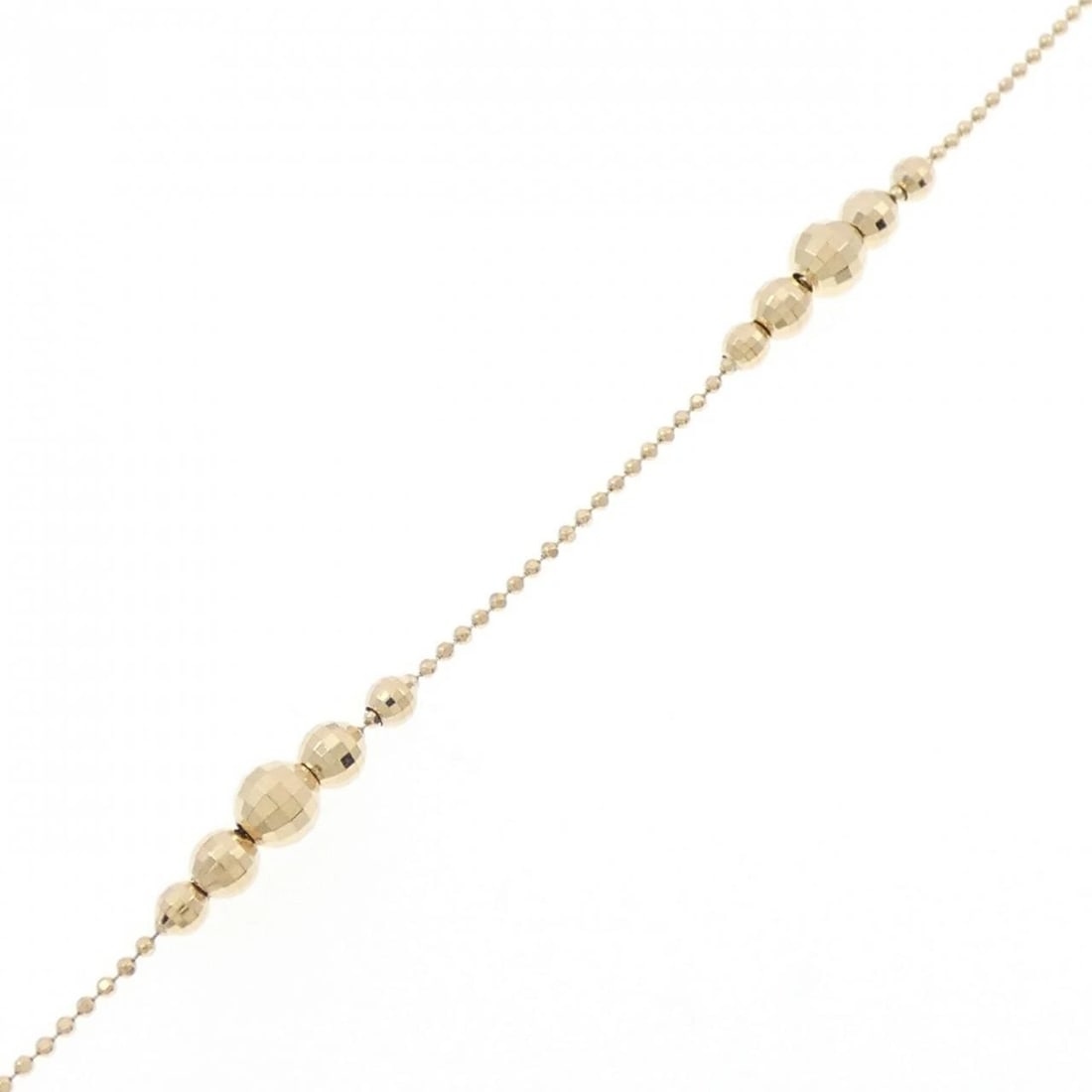 K18YG BRACELET: K18YG bracelet Brand: Unbranded Type: bracelet Material: K18 yellow gold, Color: Yellow Gold Size: Actual Size Max width approx: 4.8mm Size 18cm Accessories: None Accessories Notice: When