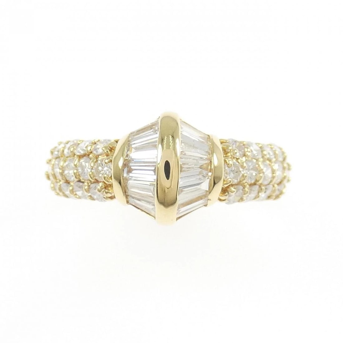 K18YG DIAMOND RING - 2