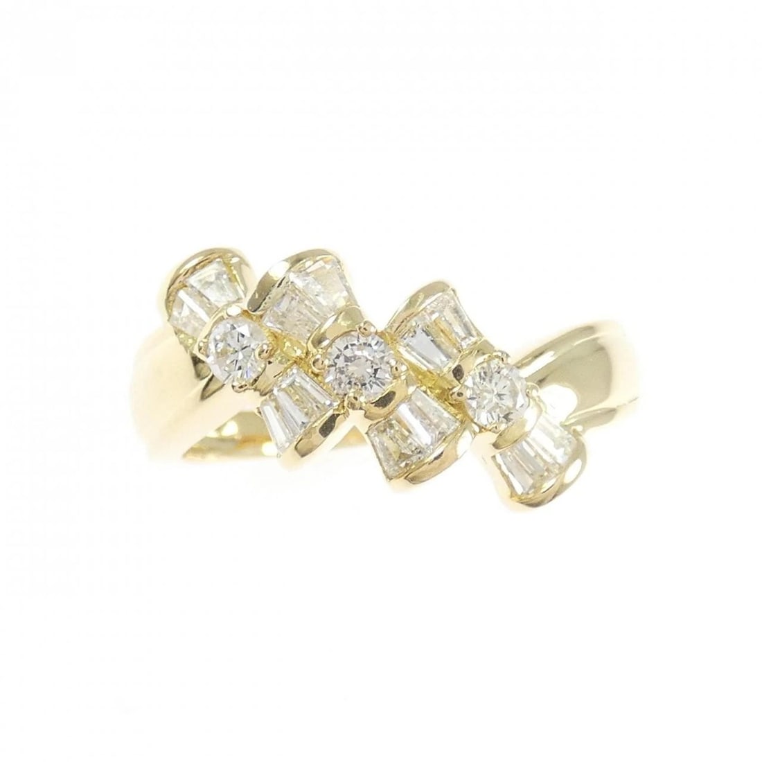 18KYG DIAMOND RING - 2