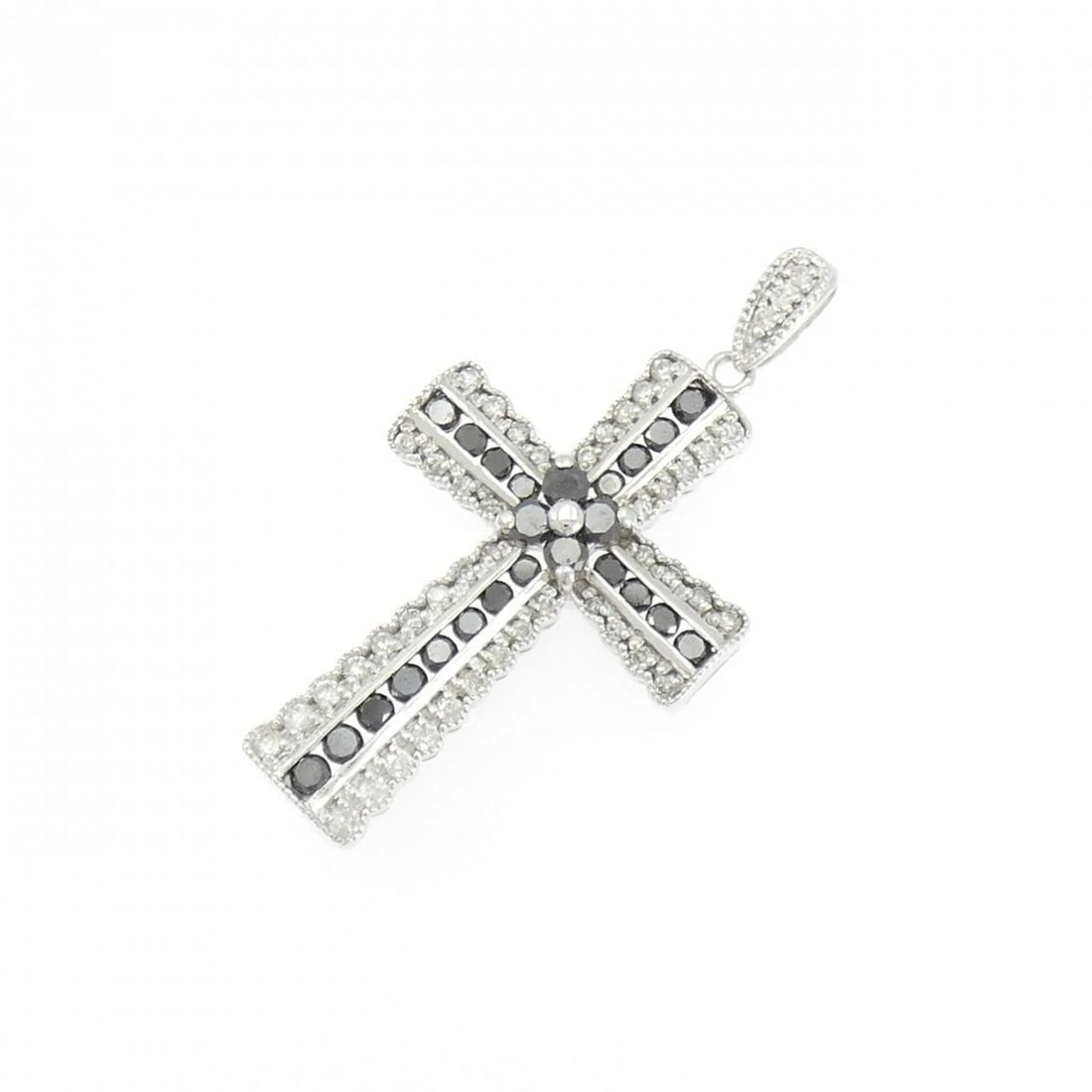 K14WG CROSS DIAMOND PENDANT: K14WG Cross Diamond Pendant Brand: Unbranded Type: Diamond Pendant/Brooch Material: 14 white gold, Main Stone/Creation Natural Color: white gold Size: Actual Size Approximate dimensions (height x