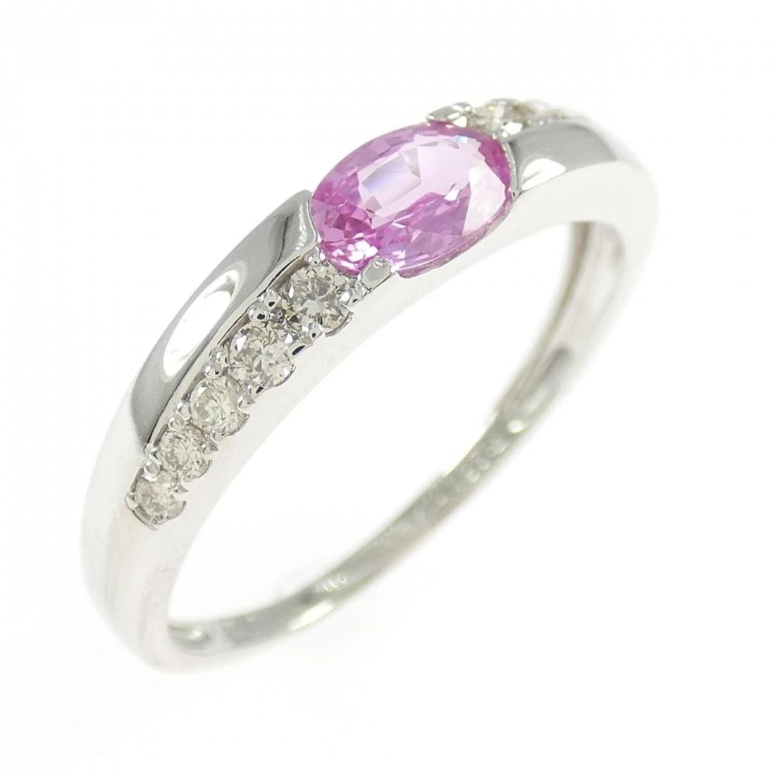 PT950 SAPPHIRE RING: PT950 Sapphire Ring Brand: Unbranded Type: Ring Material: Platinum 950, Main Stone/Creation Sapphire Color: Platinum Size: US 8 Accessories: None Accessories Notice: When purchasing pre-owned