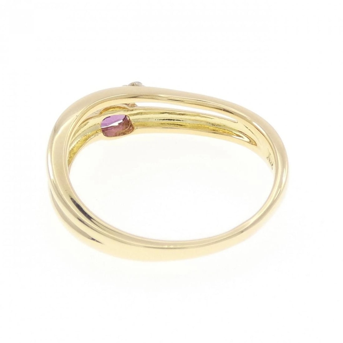 K18YG GARNET RING - 3