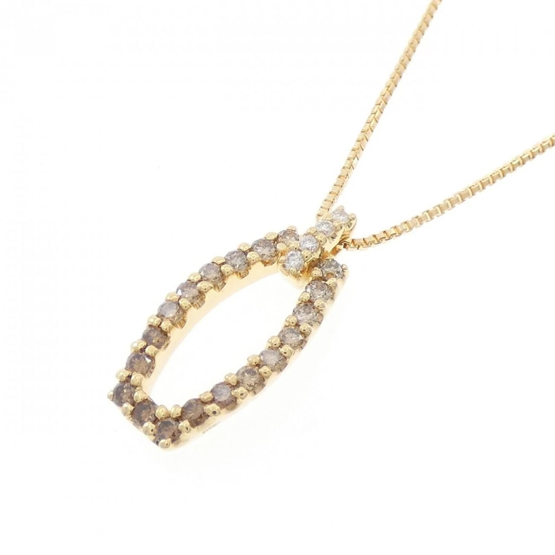 K18YG DIAMOND NECKLACE - 3
