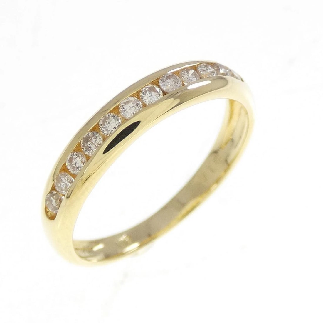 K18YG DIAMOND RING: K18YG Diamond Ring Brand: Unbranded Type: Diamond ring Material: K18 yellow gold, Color: yellow gold Size: US 5 Accessories: None Accessories Notice: When purchasing pre-owned goods, please