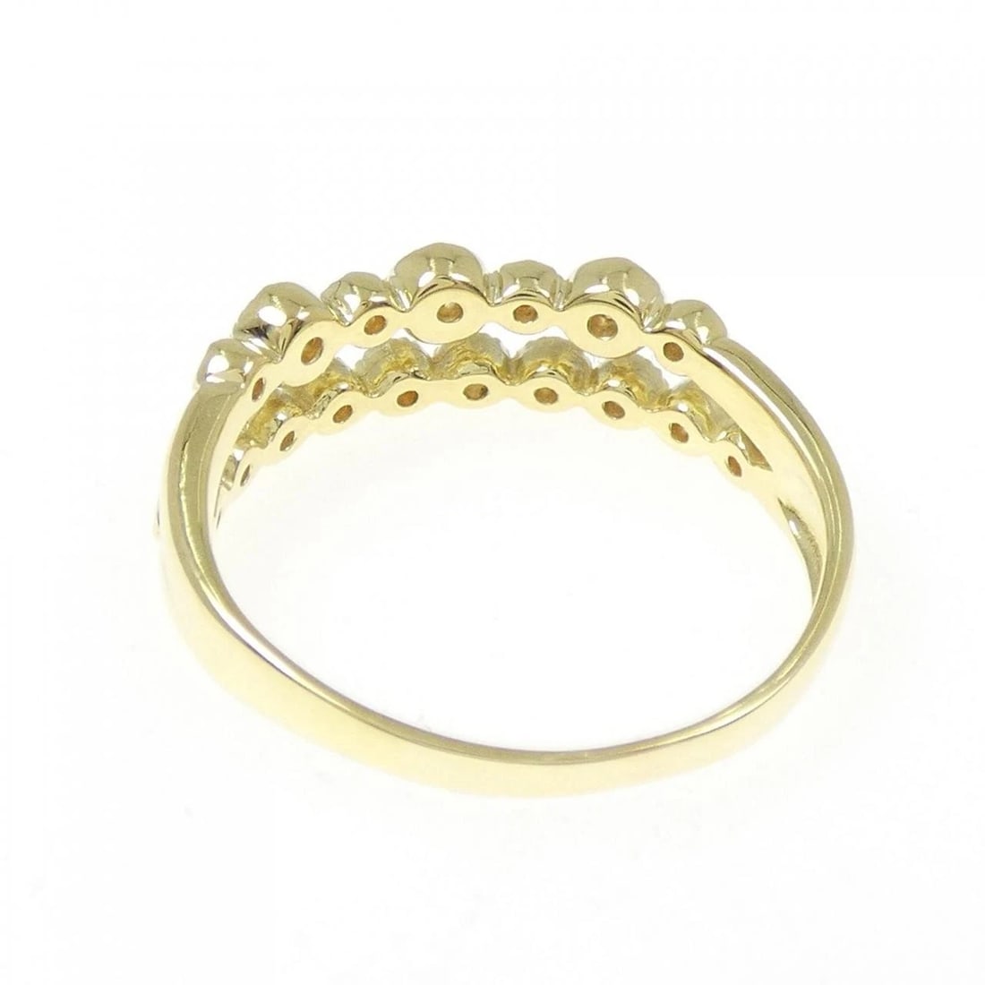 K18YG DIAMOND RING - 3