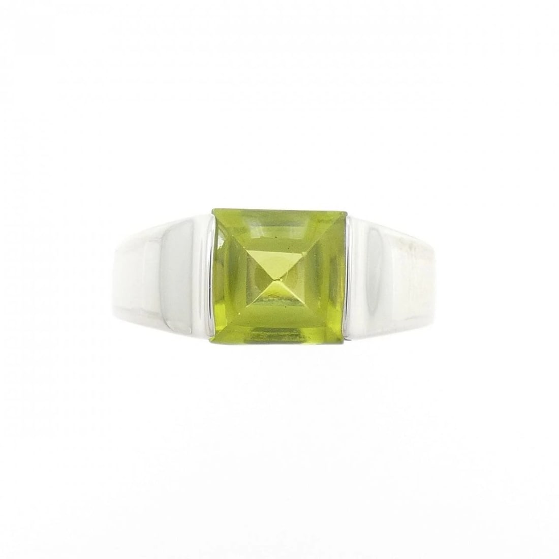 K18WG PERIDOT RING - 2