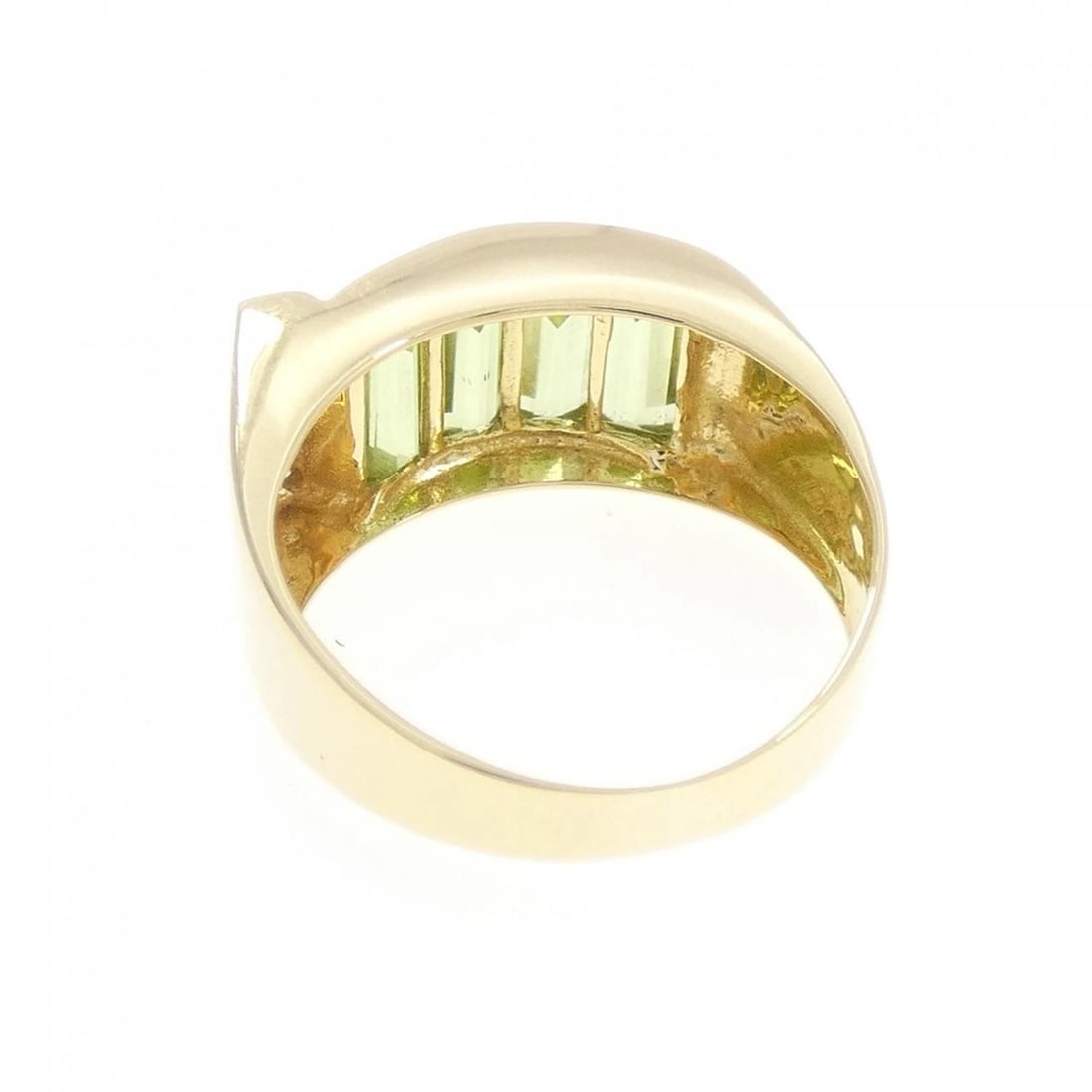 K18YG PERIDOT RING - 3
