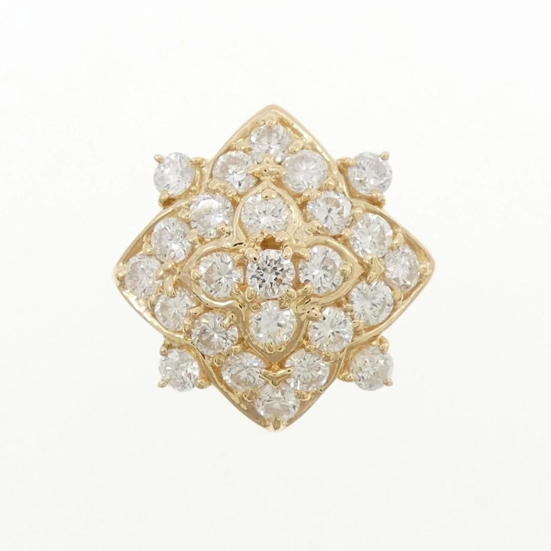 K18YG DIAMOND RING - 2