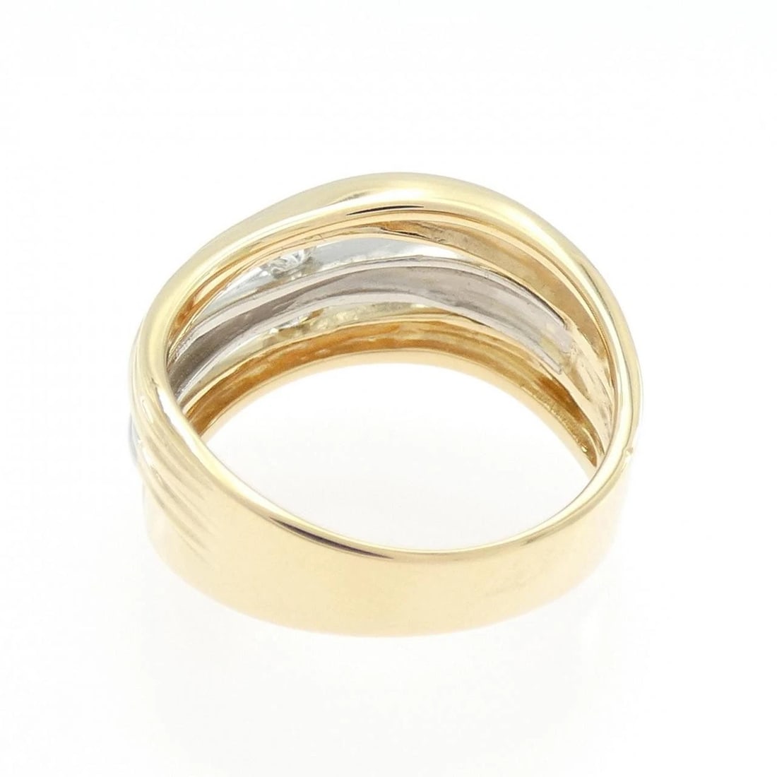 K18YG/PT900 DIAMOND RING: K18YG/PT900 Diamond Ring Brand: Unbranded Type: Diamond Ring Material: 18k yellow gold / Platinum 900, Main Stone/Creation natural Color: none Size: US 6 1/4 Accessories: None Accessories