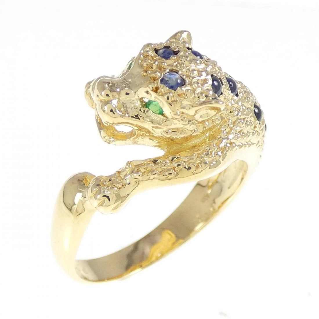 K18YG SAPPHIRE RING: K18YG Sapphire Ring Brand: Unbranded Type: Sapphire Ring Material: K18 yellow gold, Color: yellow gold Size: US 7 Accessories: None Accessories Notice: When purchasing pre-owned goods, please