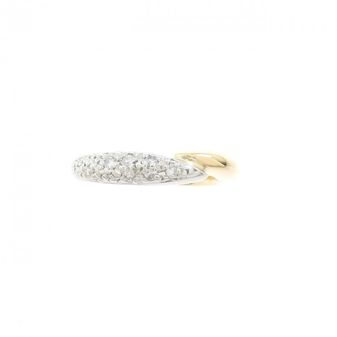 K18YG/PT900 DIAMOND RING: K18YG/PT900 Diamond Ring Brand: Unbranded Type: Diamond ring Material: 18k yellow gold / Platinum 900, Color: none Size: US 2.75 Accessories: None Accessories Notice: When purchasing