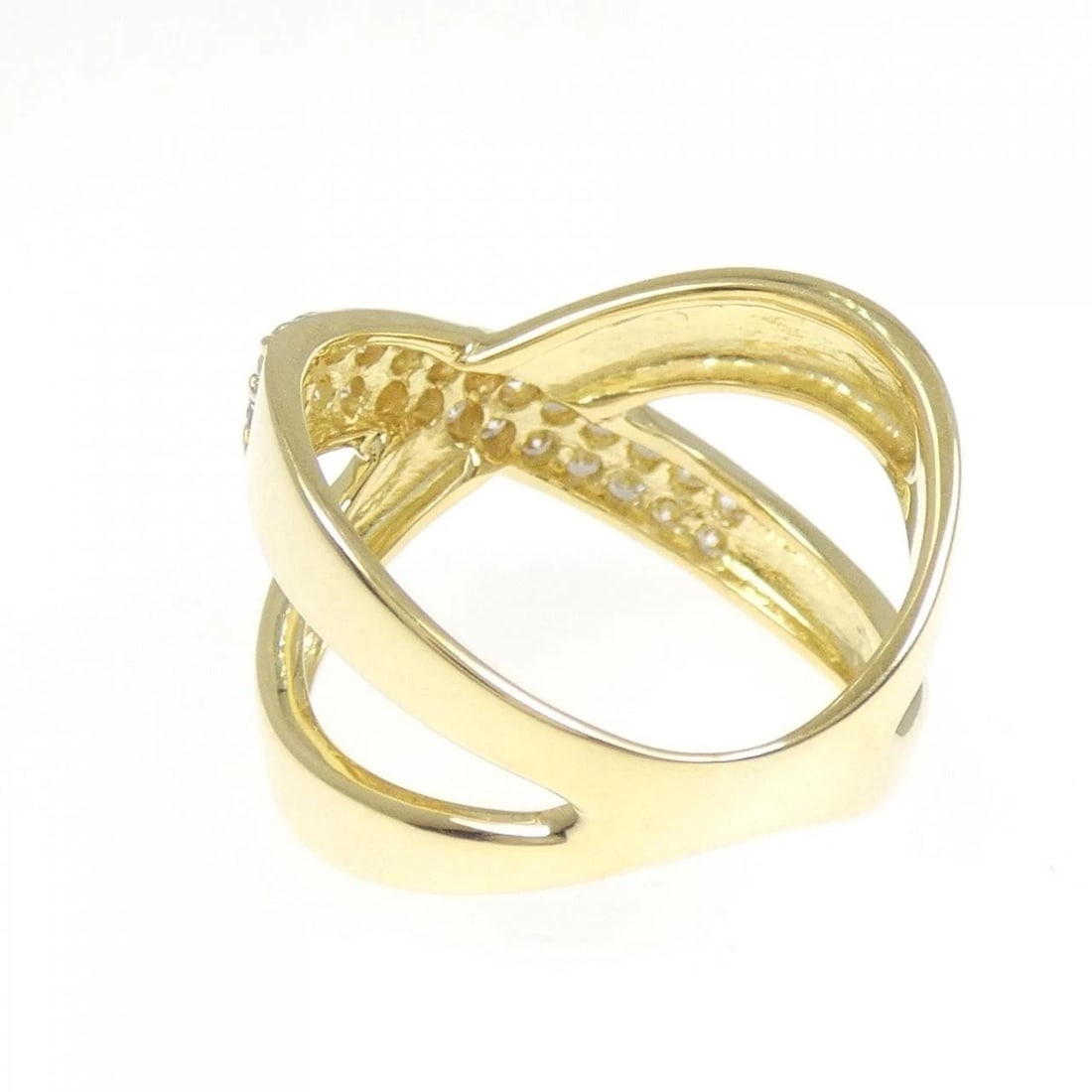 K18YG DIAMOND RING - 3