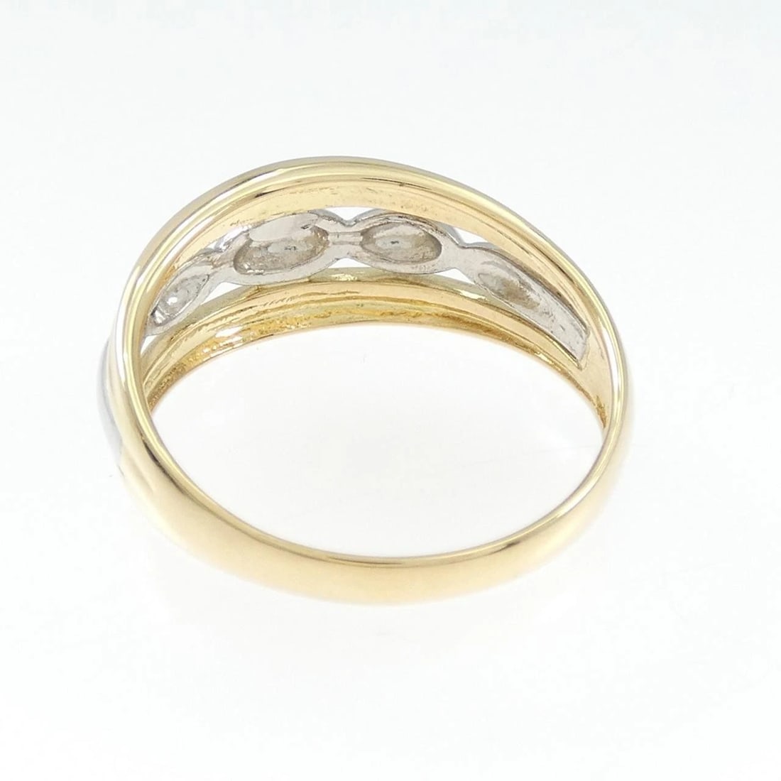 K18YG/PT900 RING - 3